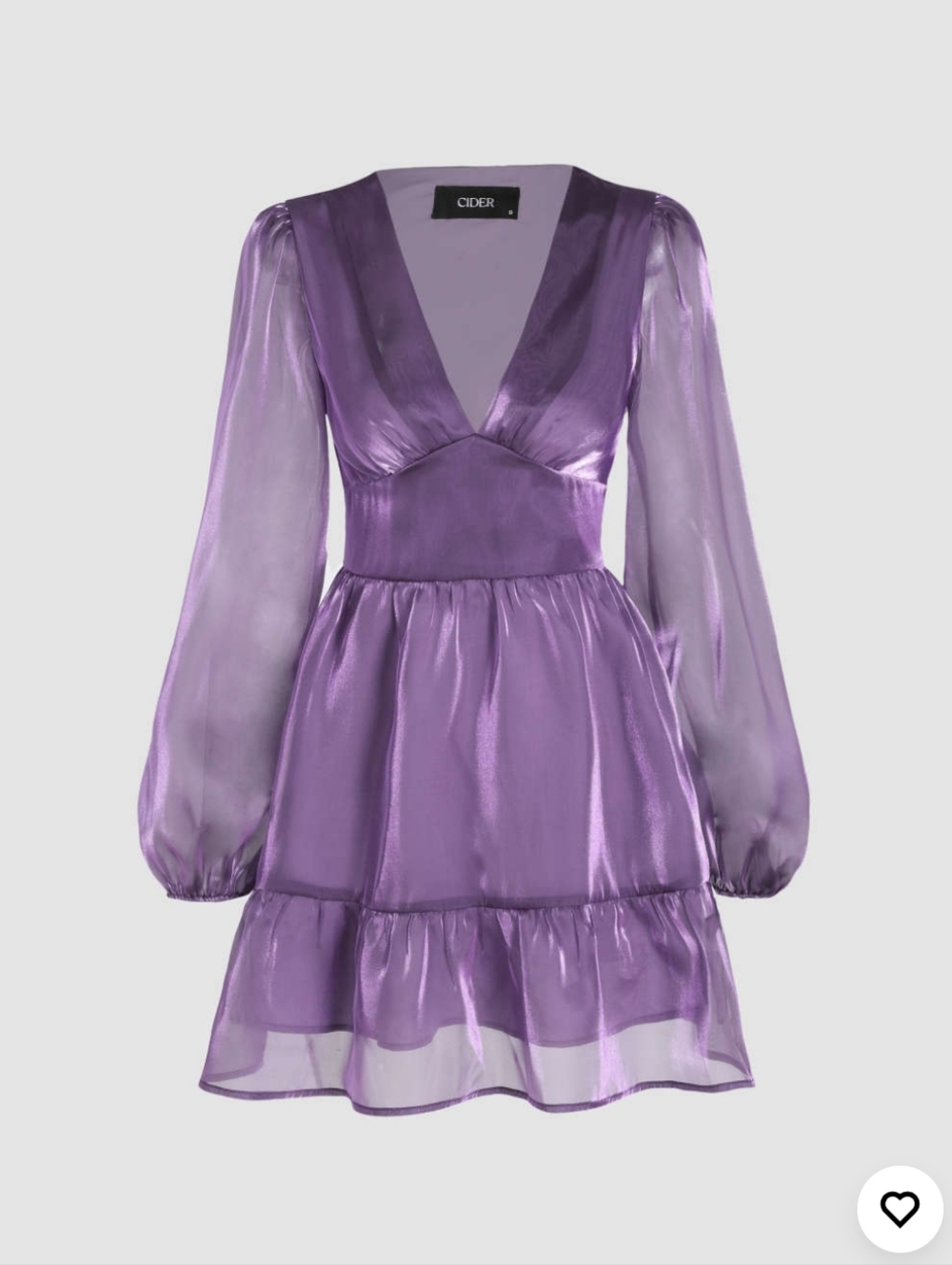 Cider Purple Mini Dress